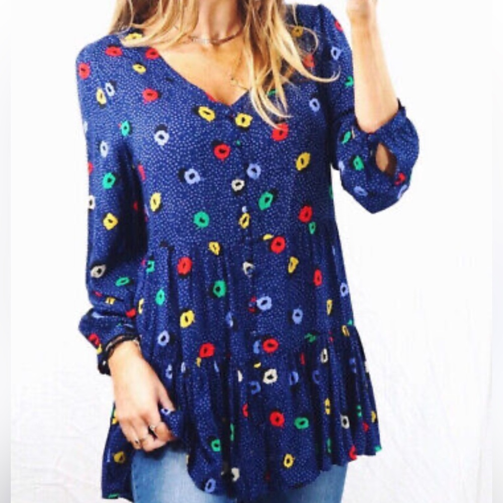 Anthropologie Maeve Lila Swing Blouse